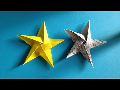 折り紙Origamiの星 簡単な折り方