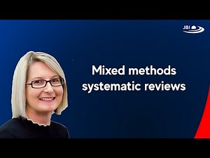 Importance of mixed methods systematic reviews