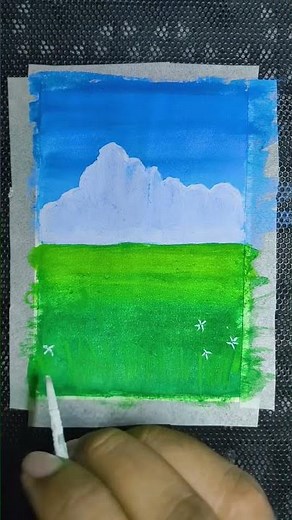 Beautiful Nature Scenery Painting | Easy Landscape Watercolor Tutorial