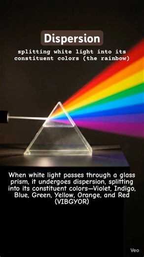 Dispersion - Splitting White Light into VIBGYOR