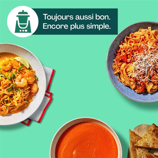 Dites bonjour à la simplicité avec ces recettes développées pour vous... et votre robot de cuisine ! ❤️ Nos experts culinaires vous proposent 3 recettes spéciales, à retrouver au menu la semaine prochaine : 👉 Tagliatelle fraîches alla salsiccia 👉 Laksa aux crevettes & lait de coco 👉 Soupe de tomates & grilled cheese ✨ Laquelle de ces recettes vous tente le plus ? ➡️ Repérez le tag "Batch cooking" et ajoutez ces recettes à votre menu : https://hfrsh.me/1wD #menu #HelloFreshMenu #HelloRobot | H