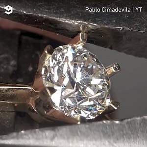 4.2M views · 47K reactions | Artist turns a hex nut into a diamond ring By Pablo Cimadevila | 9GAG | Facebook
