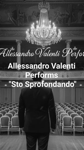 Allessandro Valenti Performs "Sto Sprofondando"