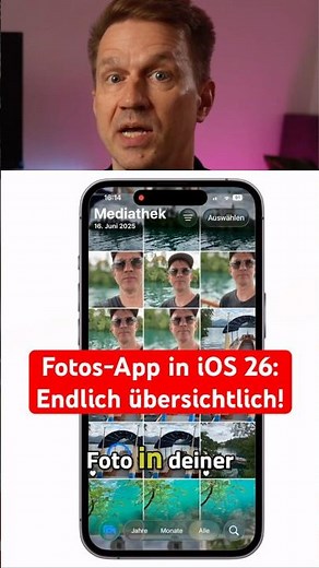 iOS 26 Fotos-App: Endlich Schluss mit dem Chaos!