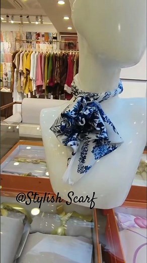 "Master the Scarf Ring: Quick and Chic Styling Tips."#fashiontips, #accessorize,