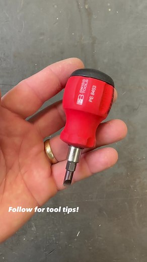 PB Swiss Stubby Driver! Top quality and magnetic, PB Swiss is just the brand to go to when you’re done dealing with inferior tools. They make this in a ratcheting and non ratcheting version as well. Fits standard 1/4” size bits. #PBSWISSTOOLS #pbswiss @pbswiss | Millis Construction