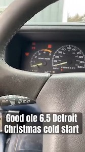 Chevy 6.5 Detroit diesel cold start #automobile #diesel #oldschool #chevy #coldstart | American Truck Fans