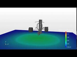 Drop of a Barbell - Harmonic FEA Simulation with SimScale