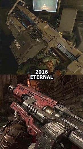 Heavy Cannon and Heavy Assault Rifle | Doom 2016 vs Eternal #doom #doometernal #doomslayer