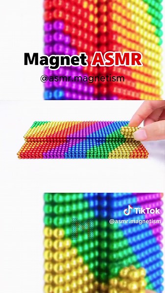 Magnetic Balls ASMR for Relaxation