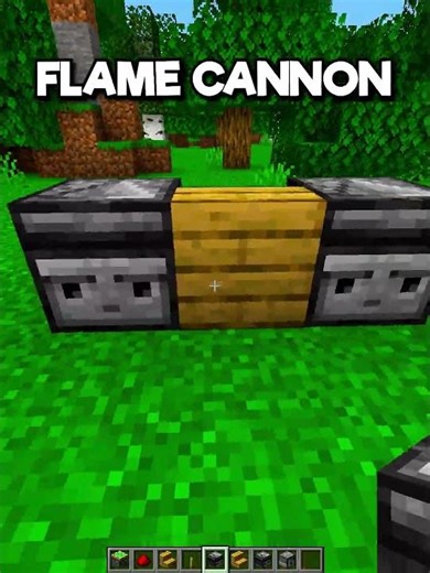 Minecraft Flame Cannon💀 (Matadora) #minecraft #shorts