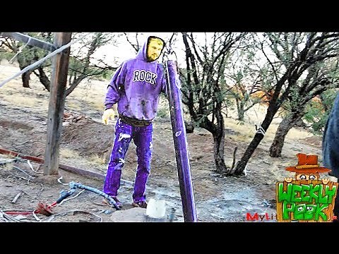 Drilling Our Own Well | Homemade Hammer Drill | Weekly Peek Ep8