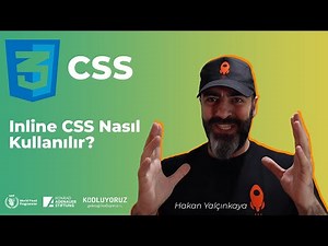 Inline(Etikete Özel), Internal(Aynı Dosyada) ve External(CSS Dosyasında) CSS Kullanımı I #3