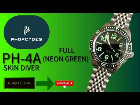Phorcydes PH-4A Skin Diver...FULL NEON GREEN lume. INSANELY GOOD !!!
