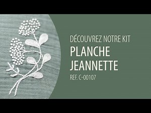 C-00107 - Planche fleurie Jeannette
