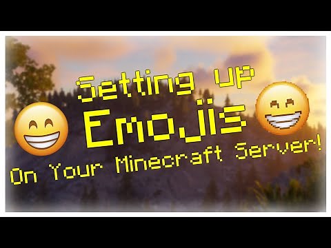 How to add EMOJIS to a Minecraft Server!