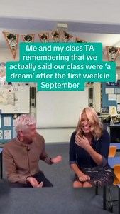 55K views · 1K reactions | Me and my class TA remembering that we actually said our class were “a dream” after the first week in September | ICT with Mr P - Tech to Raise Standards | Facebook