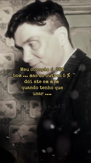 Reflexões de Thomas Shelby em Peaky Blinders