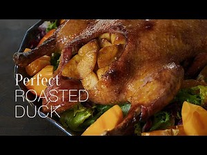Perfect Roasted Duck with Apples, Orange, and Sweet Potato