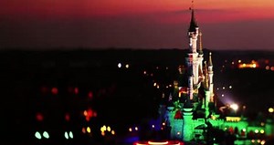 Tilt shift Disneyland