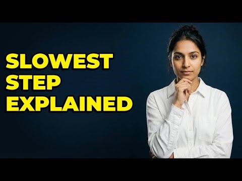 Why Is One Elementary Step Rate-Determining?