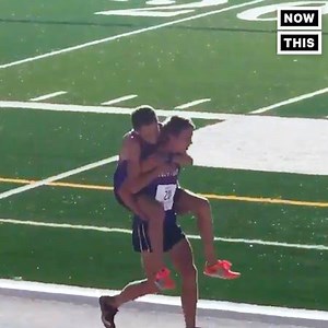 391K views · 7K reactions | Watch this runner carry his injured teammate across the finish line | NowThis | Facebook