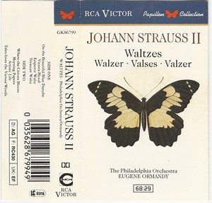 Johann Strauss II - The Philadelphia Orchestra, Eugene Ormandy - Waltzes • Walzer • Valses • Valzer
