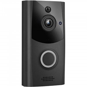 WiFi IP Vidéo Interphone Visiophone, Sonnette de Caméra Filaire Vision Nocturne,Déverrouillage à Distance,Parler,Enregistrer, [211]