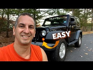 How to replace the turn signal bulb on a Jeep Wrangler.