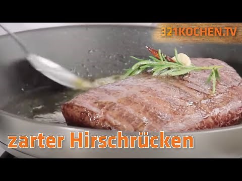 Zarten Hirschrücken mit Gewürzbutter perfekt zubereiten