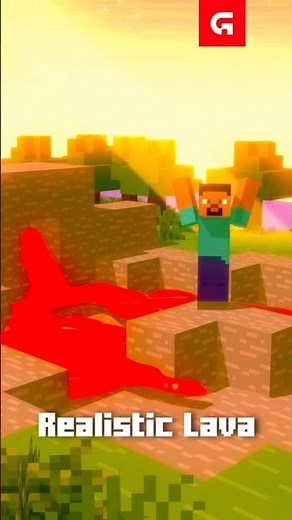 Minecraft Realistic Lava