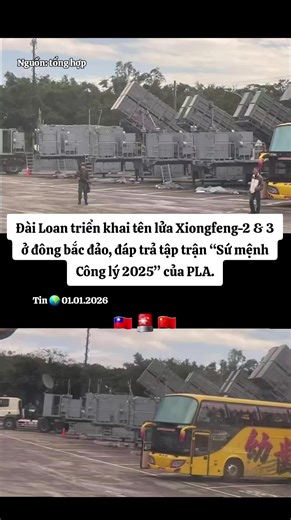 Đài Loan Triển Khai Tên Lửa Xiongfeng Đáp Trả PLA