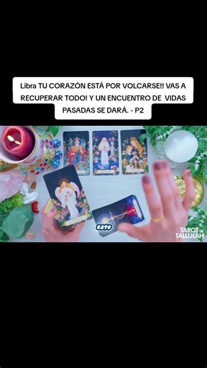 Libra TU CORAZÓN ESTÁ POR VOLCARSE!! VAS A RECUPERAR TODO! Y UN ENCUENTRO DE VIDAS PASADAS SE DARÁ. - P2#libra #viral #tarotreading #tarotreader #tarot
