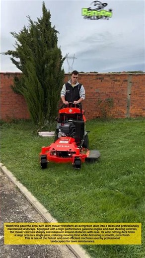 THIS Zero-Turn Mower Cuts Grass In Record Time! 🚜🌱
