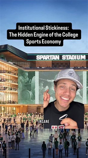 Dominyck Bullard on Instagram: "I love sovereign wealth funds with mascots. when a university upgrades athletics, enrollment demand rises. Out-of-state tuition — which is pure margin — climbs. Alumni participation jumps. Donations spike. Local real estate appreciates. And the school’s national brand becomes a magnet for NIL money, TV exposure, and licensing economics. Economists say stadiums don’t boost cities — and that’s true for professional teams. But in college? The university owns the land