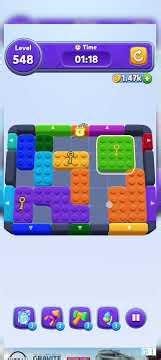 Color Block Jam Level-548 #Solution #games #blocks