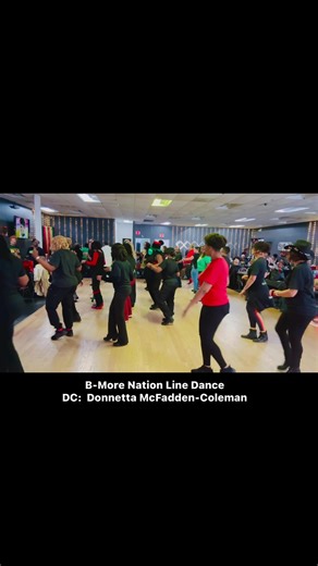 B-More Nation Line Dance! 💃🏽 #letsdance #fun #goodtimes #weoutside #linedance