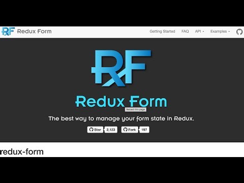 Dynamic Forms with Redux Form