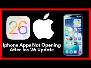 Iphone Apps Not Opening After Ios 26 Update | Fix App Crashing Problem