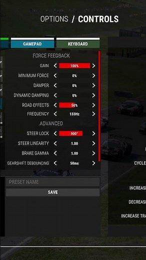 Moza R3 settings for ACC #assettocorsacompetizione #racing