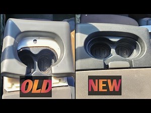 2004 to 2014 ford f 150 Cup Holder Center Console Replacement for less than $20.00 (easy fix)#f150