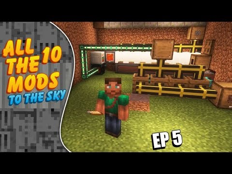 Shrinking, Magma Generator, automated Obsidian and Soul sand! Ep 5 - All The Mods 10 - To The Sky