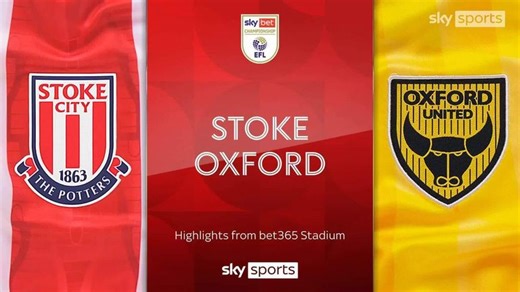 Stoke City 0-0 Oxford United | Championship highlights