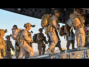 The US Marine Corps departs for Afghanistan.