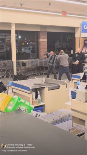 A Food Lion customer captured the moments when a fight broke out over a turkey. It shows a fight between two men, that led to one pulling a gun inside of the store. | WFMY News 2