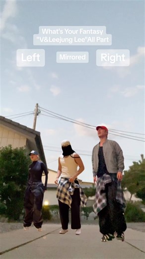 BTS V and Leejung Lee Dance Challenge Tutorial