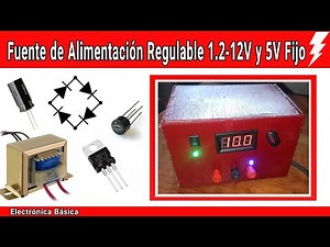 Adjustable power supply project / step-by-step construction