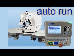 how to auto run JUKi bartack LK-1900B-SS