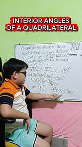 Interior angles of a quadrilateral #Math #maths #mathematics #mathlearning #MathEducation #mathchallenge #fritztylermathtutorial | Fritz Tyler Math Tutorial