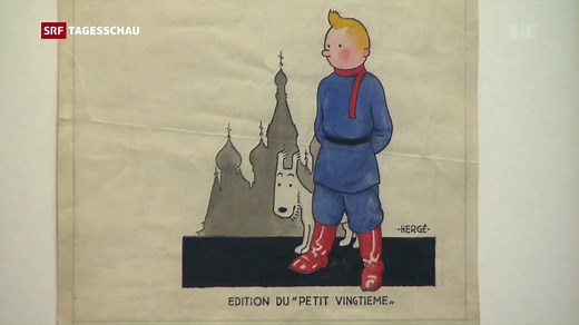 Hergé-Ausstellung in Paris